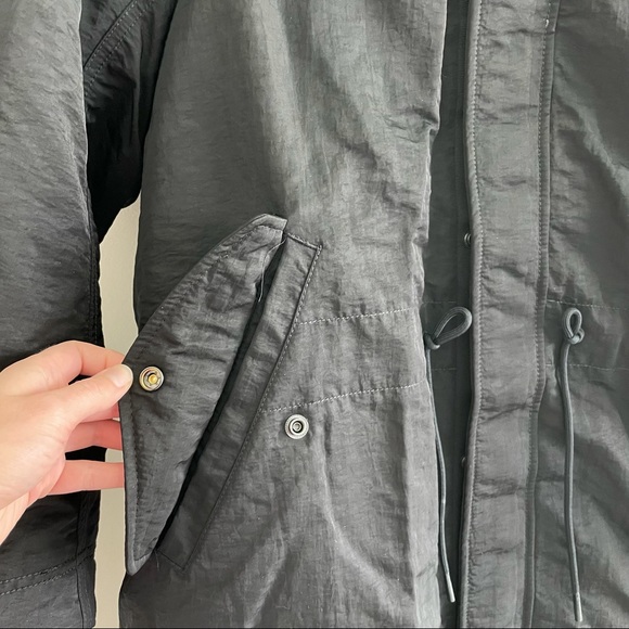 Nike Mens NSW Down Fill Parka Jacket Hooded Size L Black - Picture 7 of 14